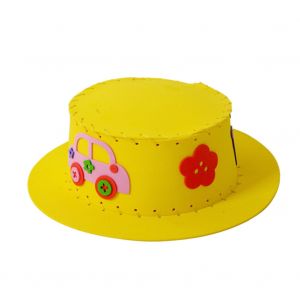 Chapeau De Cowboy Coloriage € 1 2 De Réduction Bébé Enfants éducatif Personnalisé Jigsaw Mignon Creative Main Eva Sun Cap Diy Chapeau Enfants Artisanat Jouet Puzzle Kits Dans