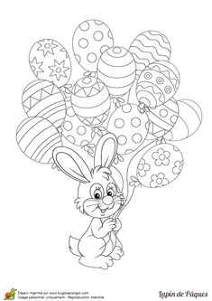 Chasse Aux Oeufs Coloriage Les 61 Meilleures Images De Coloriage Paques