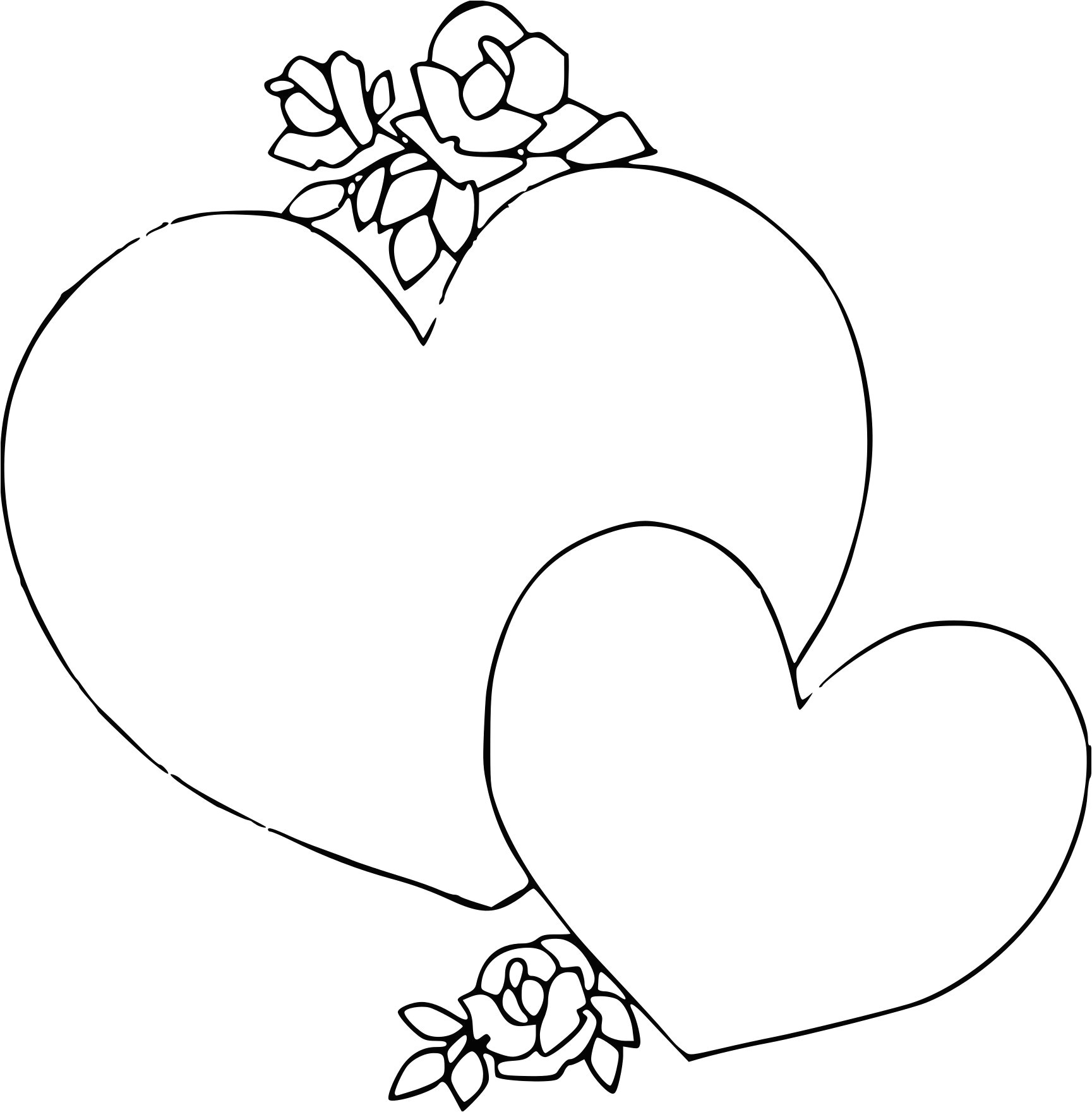 Coeur D Amour Coloriage Coloriage De Coeur D Amour