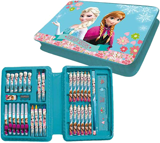 Coffret Coloriage Reine Des Neiges Mallette De Coloriage La Reine Des Neiges 34 Pcs