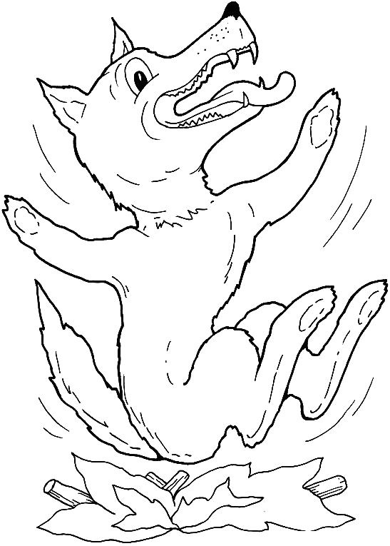 Coloriage 3 Petits Cochons Coloriage Magique Addition Coloriage Loup Facile