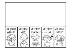 Coloriage 5 Sens Maternelle 5 Sens