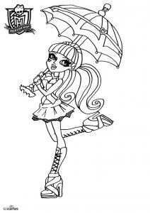 Coloriage A Colorier A Imprimer 16 Coloriages Monster High