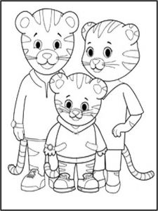 Coloriage A Colorier A Imprimer Coloriage Dessins à Imprimer Pour Les Enfants Daniel Tiger