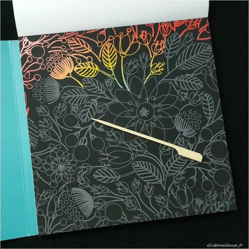 Coloriage à Gratter Marabout Les Livres à Gratter Marabout Gribouilleuse