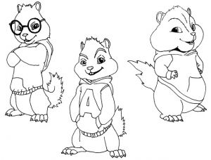Coloriage A Imprimer Alvin Et Les Chipmunks 3 Alvin Et Les Chipmunks S D Animation – Coloriages à