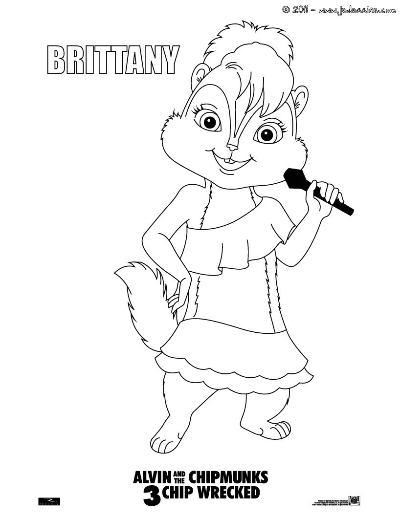 Coloriage A Imprimer Alvin Et Les Chipmunks 3 Coloriage Alvin Et Les Chipmunks 3