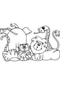 Coloriage A Imprimer Animaux 163 Dessins De Coloriage Animaux à Imprimer