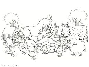 Coloriage A Imprimer Animaux Coloriages Animaux De La Ferme