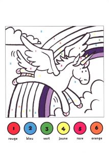 Coloriage à Imprimer Avec Code Couleur Coloriage Coder