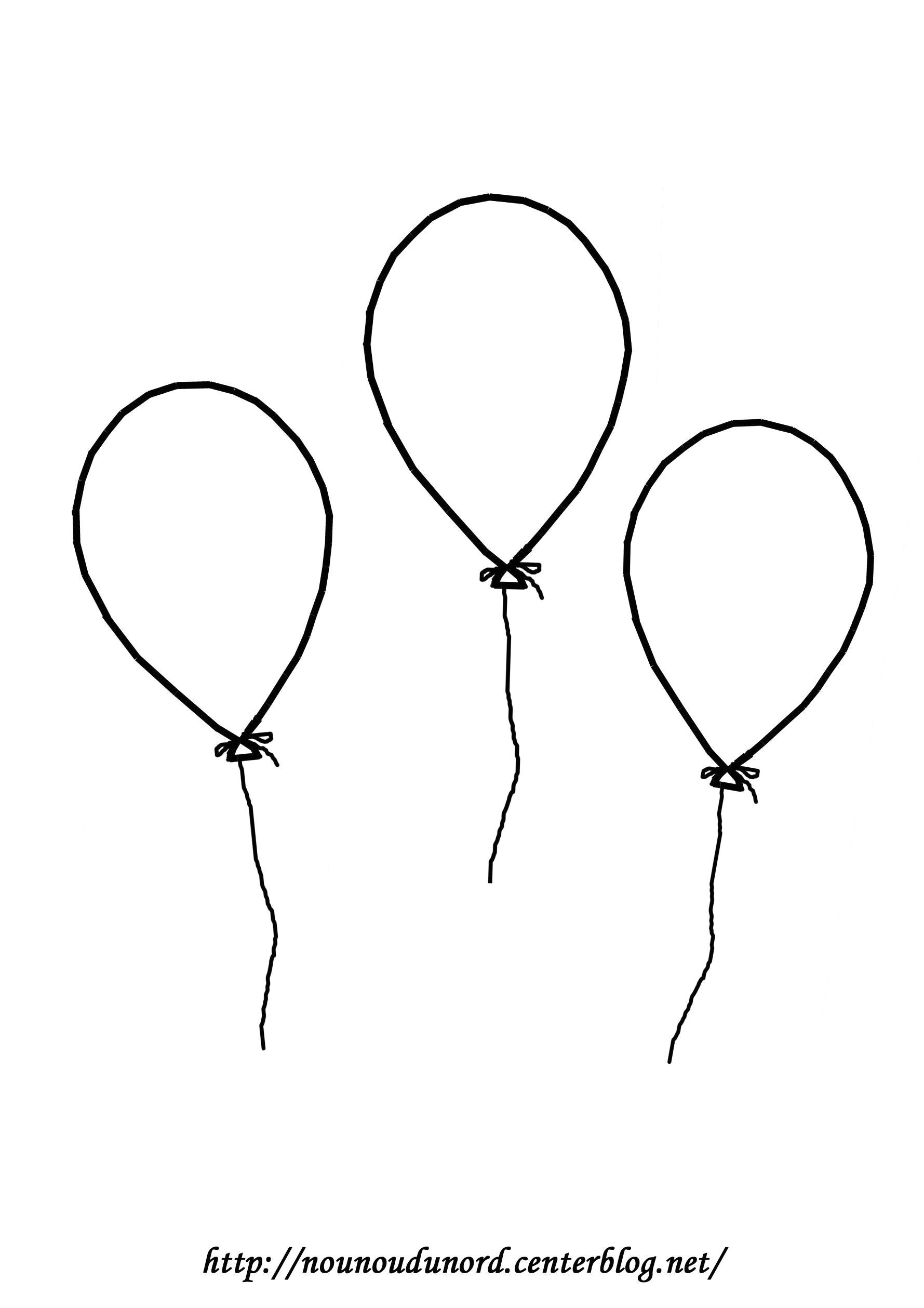 Coloriage à Imprimer Ballon Coloriage Ballon