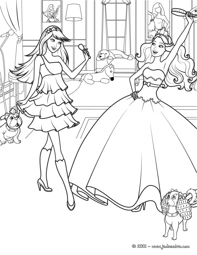 Coloriage A Imprimer Barbie Pop Star Les 107 Meilleures Images De Coloriages Barbie