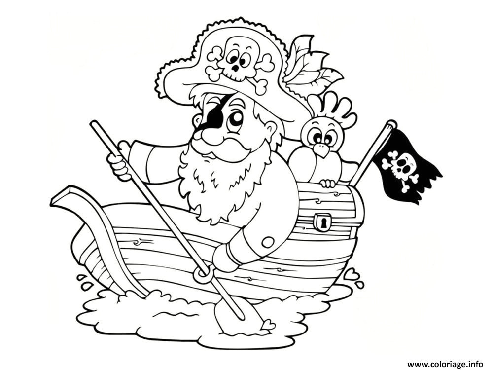 Coloriage à Imprimer Bateau Pirate Coloriage Bateau Pirate Maternelle Jecolorie