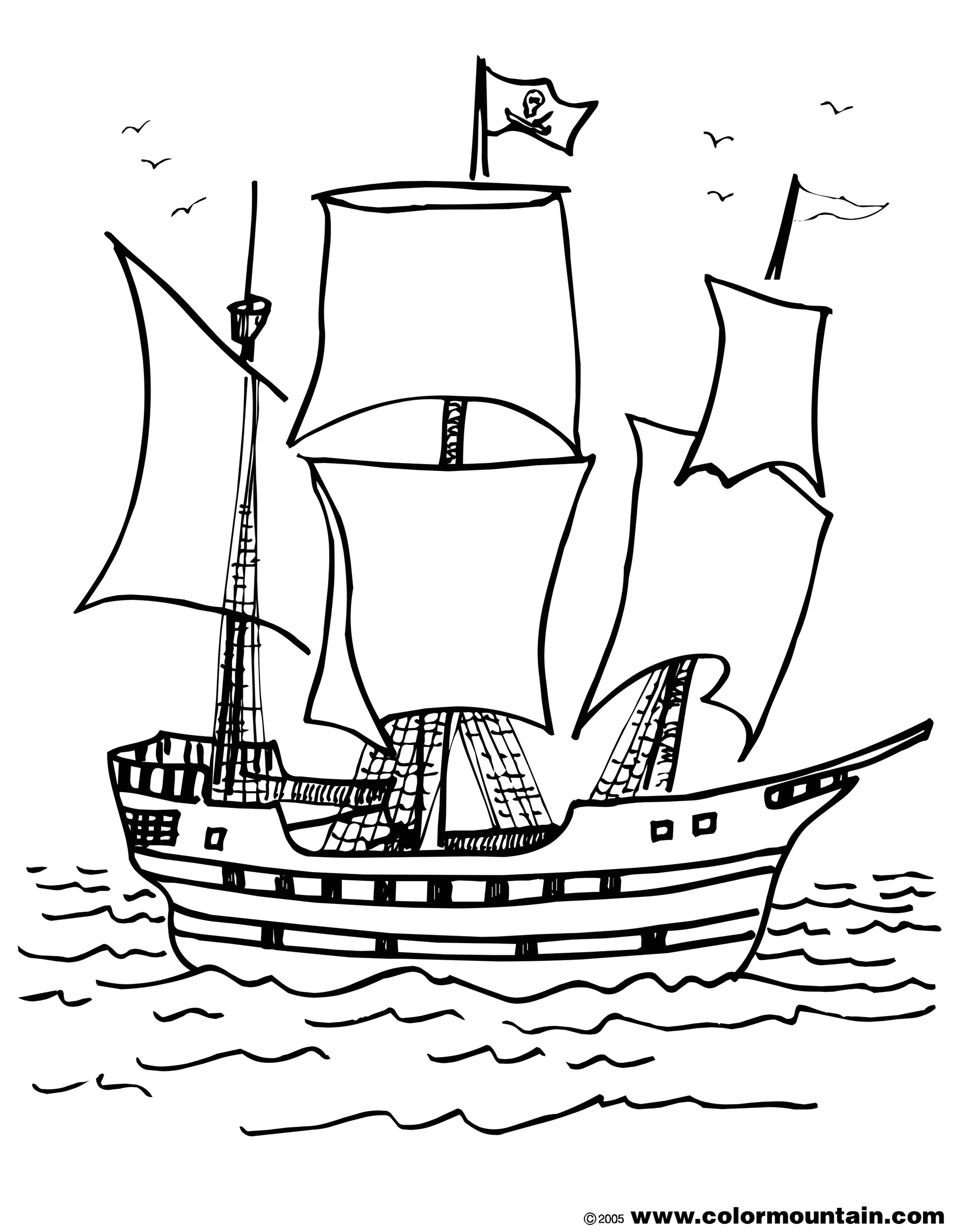Coloriage à Imprimer Bateau Pirate Dessin De Coloriage Bateau Pirate À Imprimer – Cp