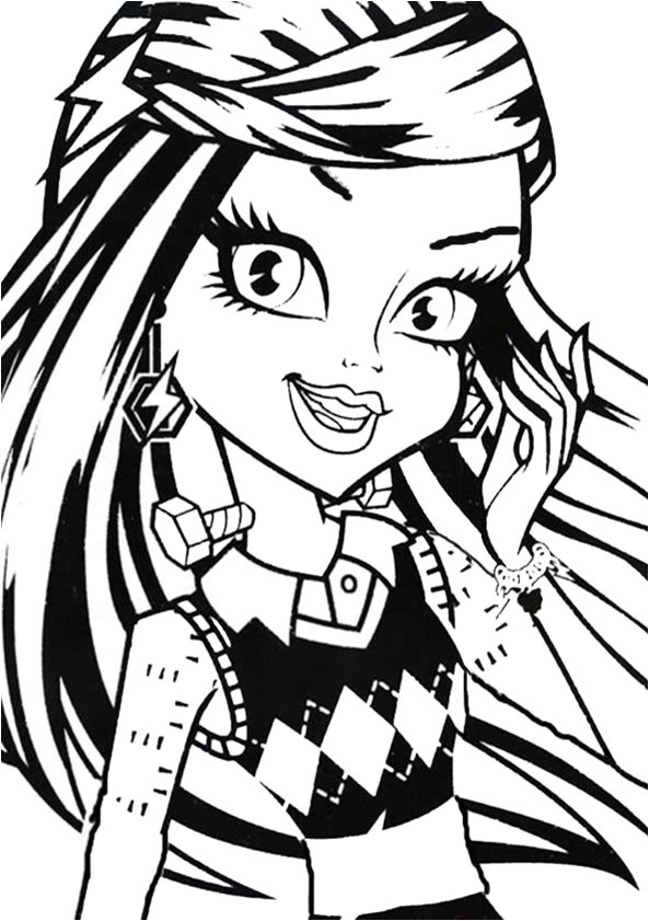 Coloriage A Imprimer Bebe Monster High Coloriage Monster High Les Beaux Dessins De Dessin Animé  
