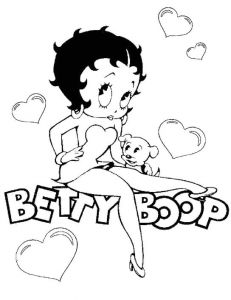 Coloriage à Imprimer Betty Boop 68 Dessins De Coloriage Betty Boop à Imprimer Sur