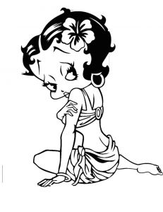 Coloriage à Imprimer Betty Boop Betty Boop 4 Cartoons – Printable Coloring Pages