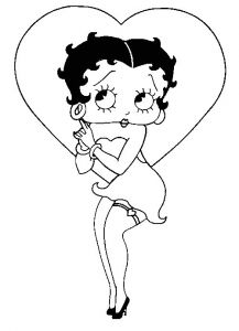 Coloriage à Imprimer Betty Boop Coloriage Betty Boop