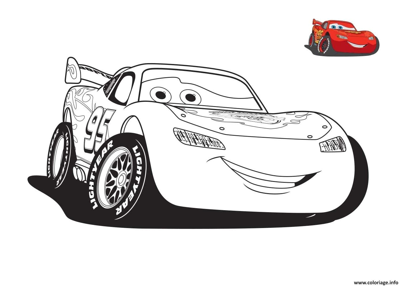 Coloriage A Imprimer Cars 3 Coloriage Cars 3 Disney Jecolorie