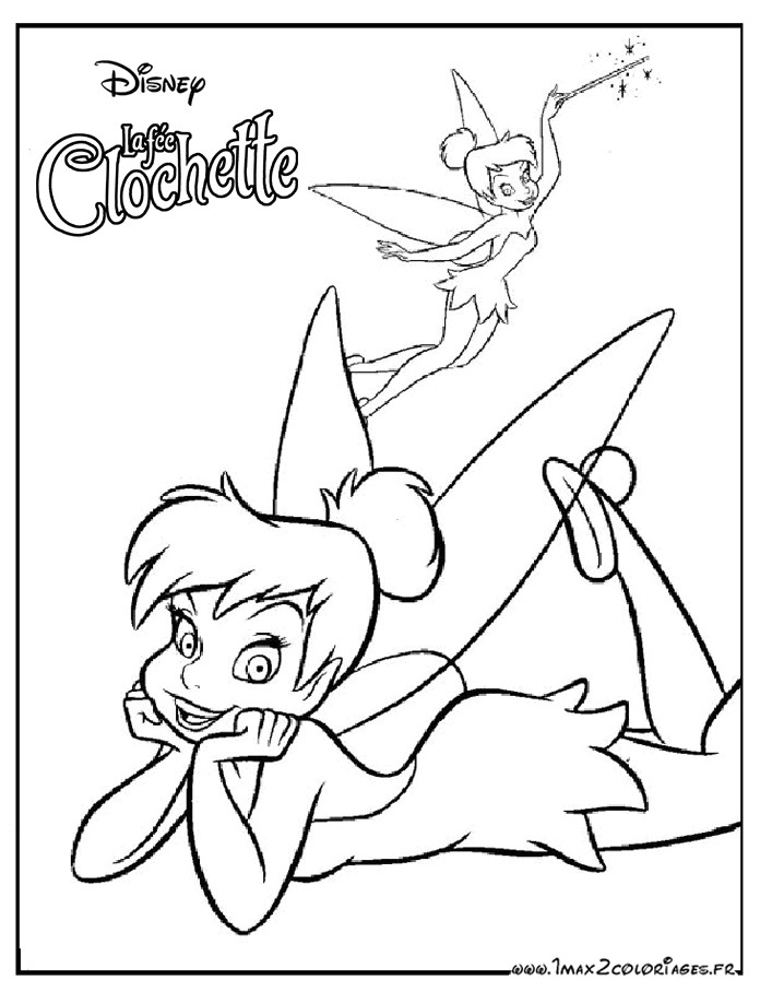 Coloriage à Imprimer Clochette Coloriage Clochette à Imprimer