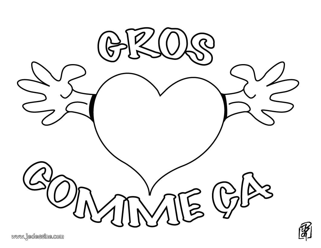 Coloriage A Imprimer Coeur D Amour Coloriage De Coeur D Amour A Imprimer