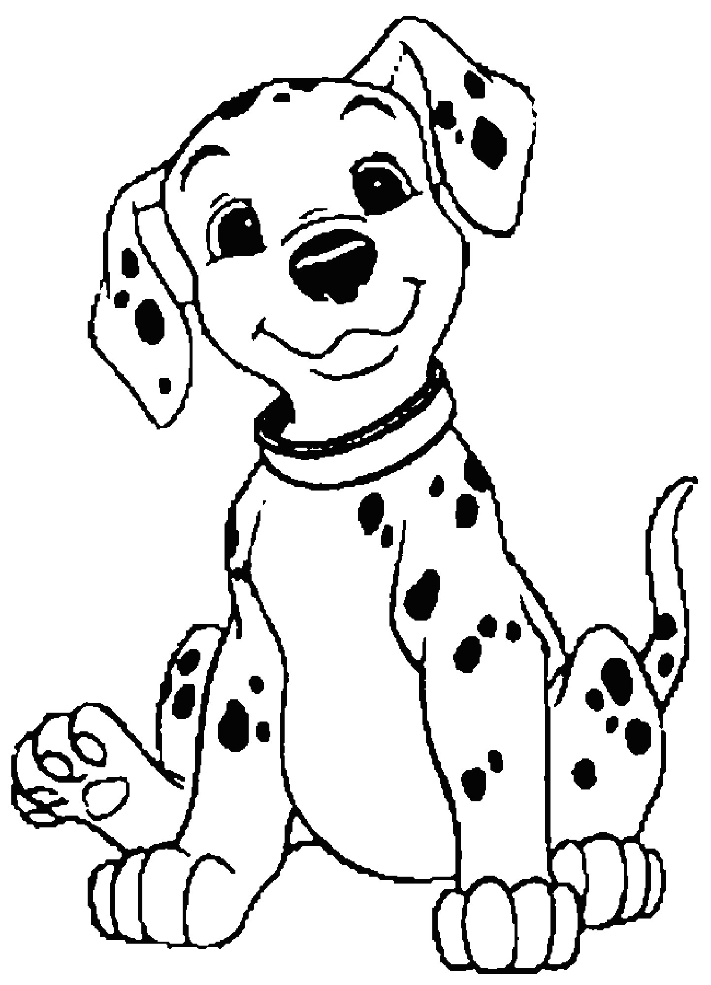 Coloriage A Imprimer Dalmatien Coloriage De Dalmatien