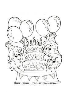 Coloriage A Imprimer De Anniversaire Coloriage Anniversaire 20 Dessins à Imprimer