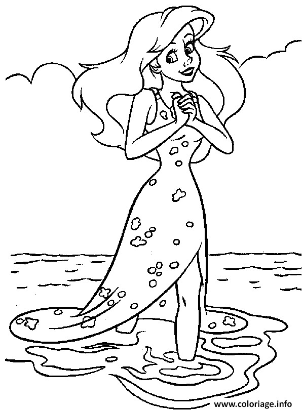 Coloriage A Imprimer De Ariel Coloriage Princesse Ariel La Petite Sirene Dessin