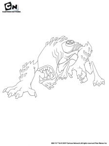 Coloriage à Imprimer De Ben 10 Imprime Le Dessin à Colorier De Ben 10
