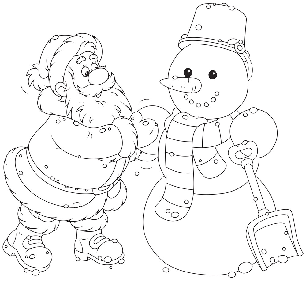 Coloriage A Imprimer De Bonhomme De Neige Belle Bonhomme De Neige En Coloriage