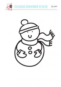 Coloriage A Imprimer De Bonhomme De Neige Coloriage Bonhomme De Neige Momes
