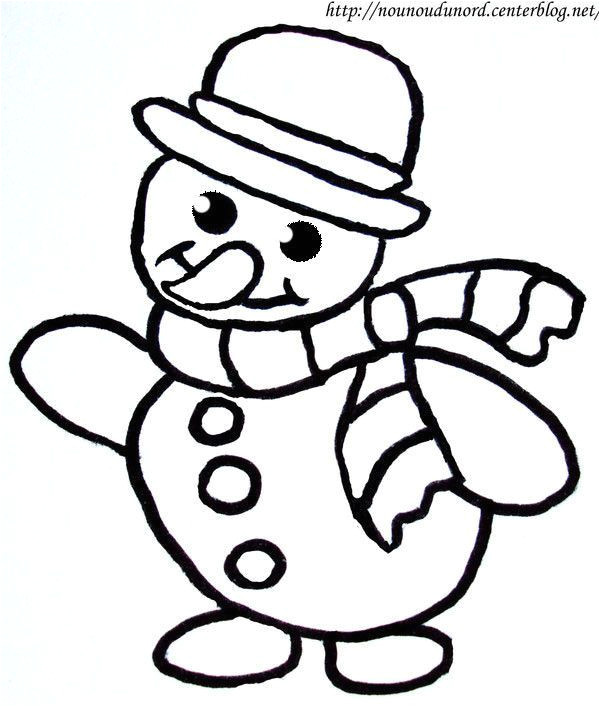 Coloriage A Imprimer De Bonhomme De Neige Coloriage Bonhomme De Neige