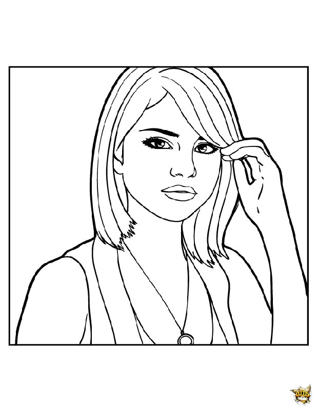 Coloriage A Imprimer De Chanteuse Coloriage Chanteuse Célèbre Dessin Gratuit à Imprimer