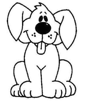Coloriage A Imprimer De Chien Mignon Dessin De Chiot Trop Mignon