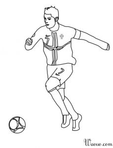 Coloriage à Imprimer De Foot De Ronaldo Coloriage Cristiano Ronaldo Foot à Imprimer Et Colorier