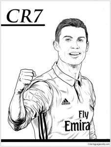 Coloriage à Imprimer De Foot De Ronaldo Cristiano Ronaldo Image 5 Coloring Page Free Coloring