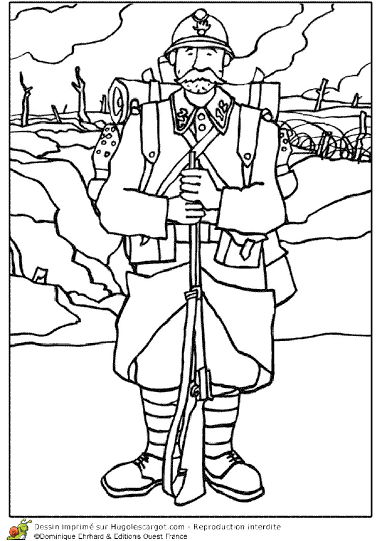Coloriage à Imprimer De Guerre Génial Coloriage De Guerre Mondiale A Imprimer