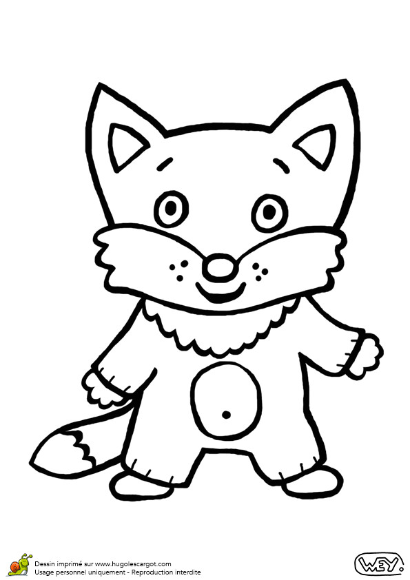 Coloriage A Imprimer De Hugo L Escargot 20 Dessins De Coloriage Renard Hugo L Escargot à Imprimer