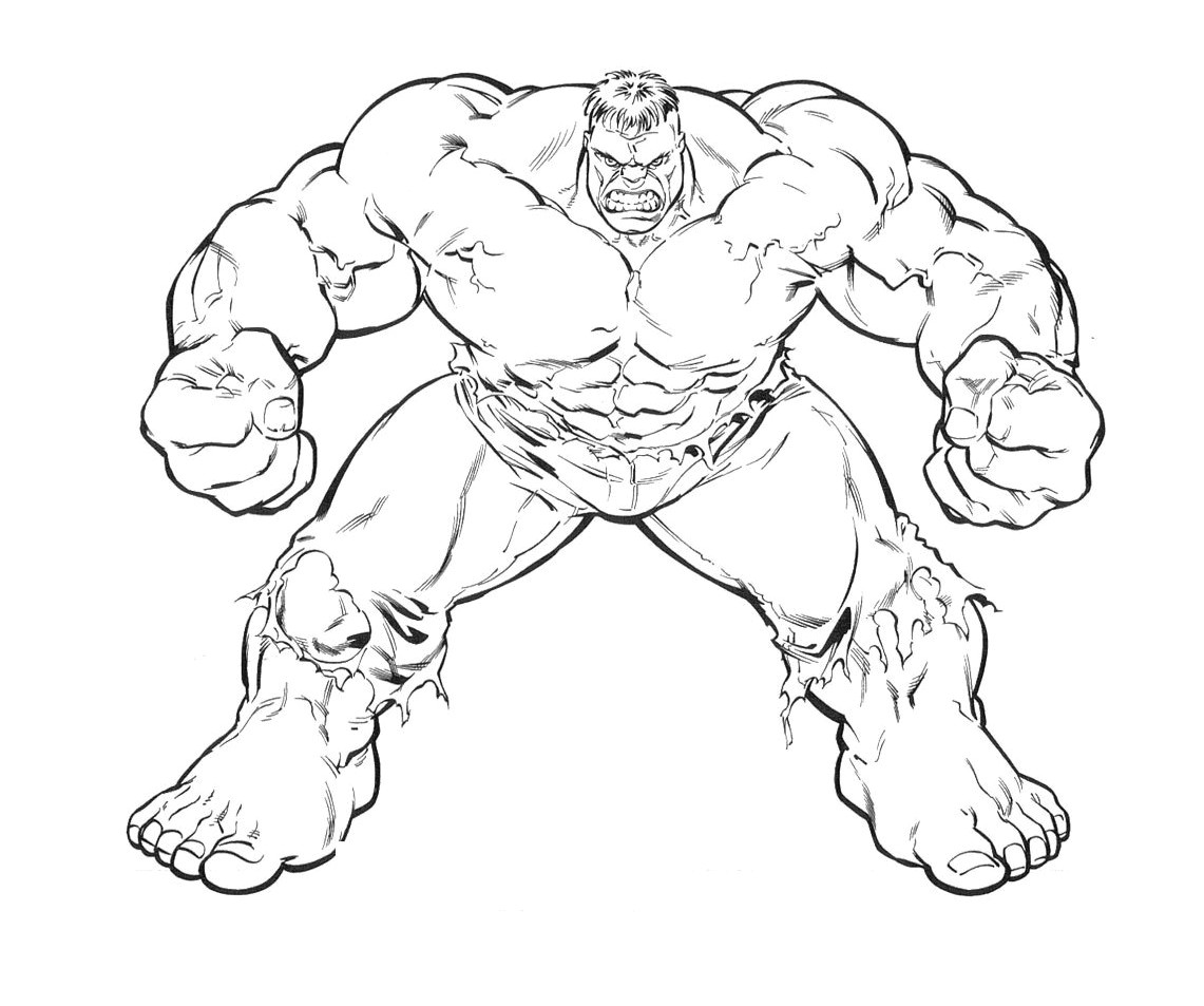 Coloriage A Imprimer De Hulk Dessin De Coloriage Hulk à Imprimer Cp