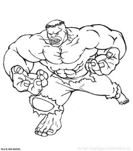 Coloriage A Imprimer De Hulk Hulk Dessin