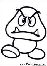 Coloriage à Imprimer De Mario Bros Les 41 Meilleures Images De Dessins Sur Porcelaine