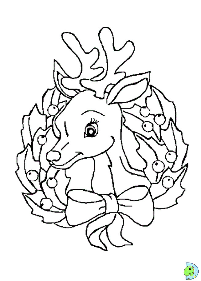 Coloriage A Imprimer De Noel Dinokids Desenhos Para Colorir Desenhos De Renas De