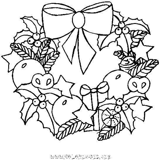 Coloriage à Imprimer De Noel Gratuit Coloriage Couronne De Noel Pour Enfant Dessin Gratuit à