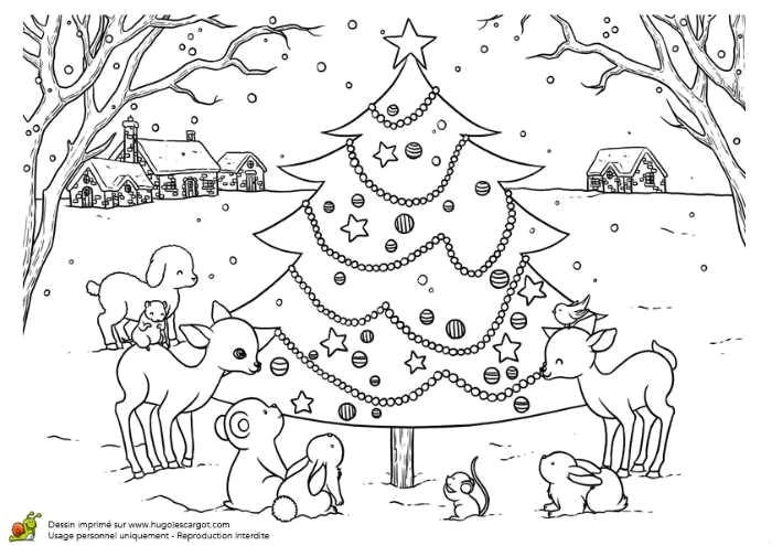 Coloriage à Imprimer De Noel Gratuit Coloriages Noël à Imprimer Gratuitement