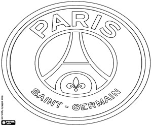 Coloriage A Imprimer De Paris Saint Germain Coloriage Insigne Du Paris Saint Germain Fc à Imprimer