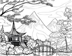 Coloriage à Imprimer De Paysage 12 Meilleures Images Du Tableau Dessin De P¢ques