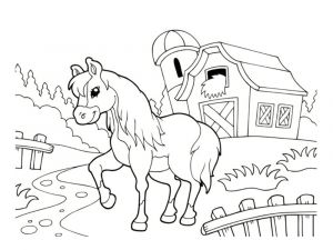 Coloriage à Imprimer De Poney Coloriage Poney Dessins à Imprimer