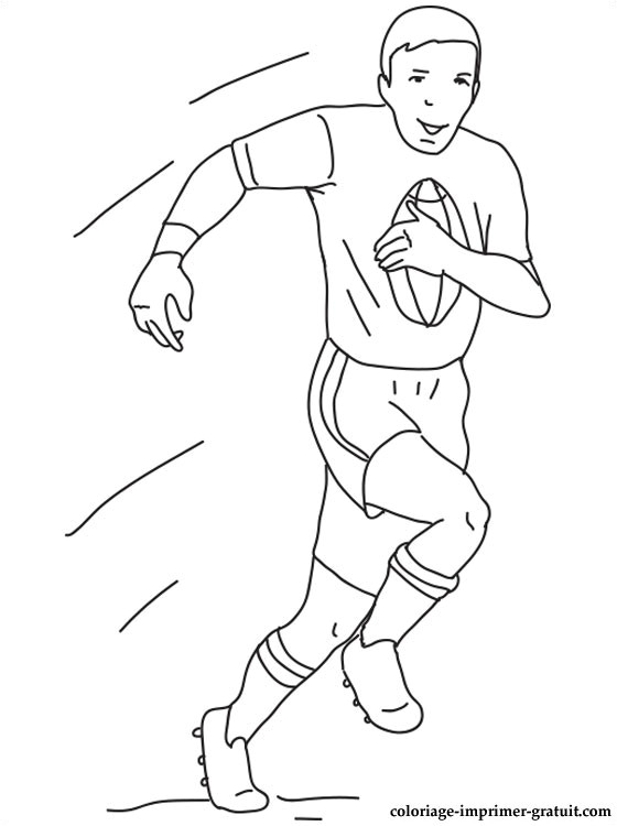 Coloriage A Imprimer De Rugby Coloriage De Rugby A Colorier