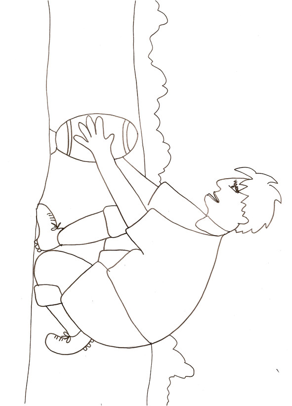 Coloriage A Imprimer De Rugby Coloriage Sur Le Rugby 6 Coloriage D Un Joueur De Rugby