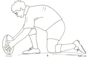 Coloriage A Imprimer De Rugby 橄榄球图片 简笔画图片 少儿图库 中国儿童资源网
